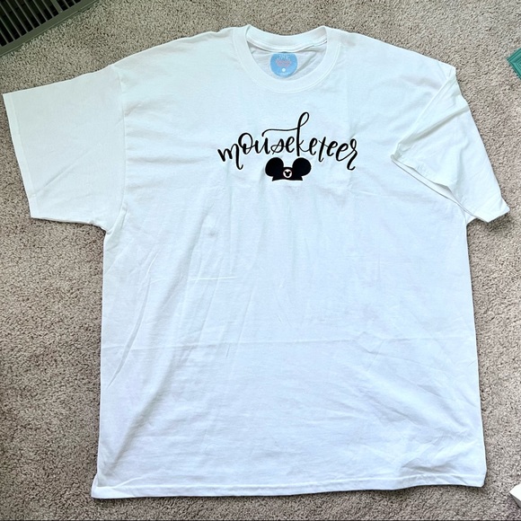 🆕 Disney Mouseketeer / Mickey Mouse Inspired Short Sleeve Embroidered Shirt - Picture 1 of 4